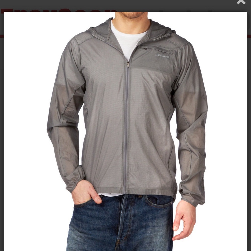 Patagonia XL dark gray packable jacket Houdini?